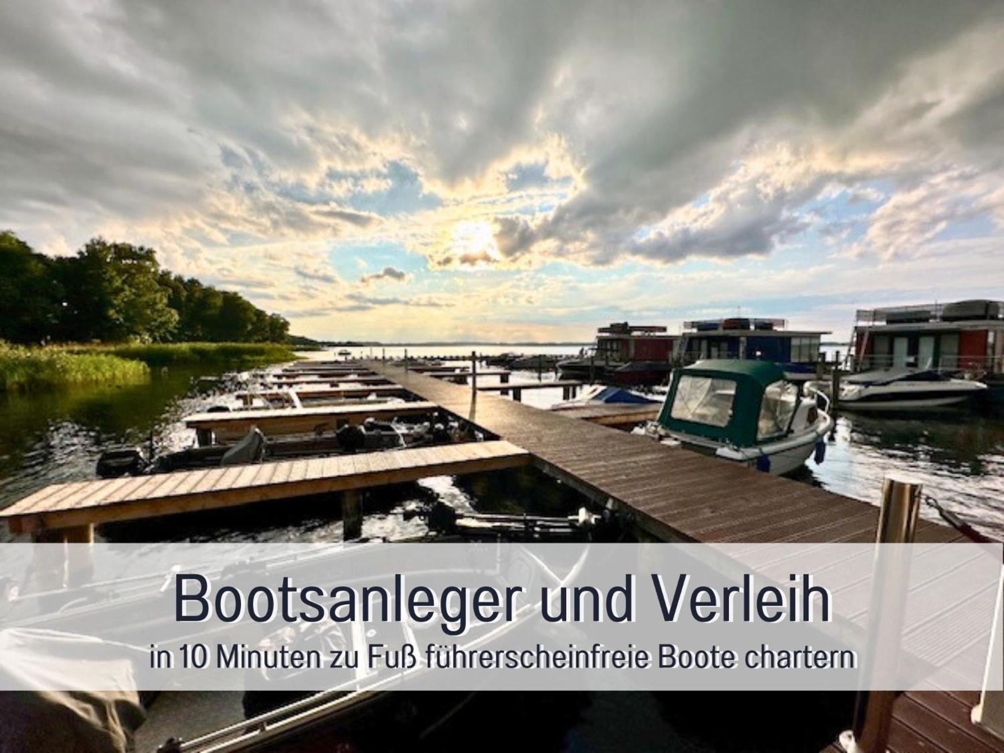 Unter Göhren Strandhaus Mathea - Ruhige Lage Direkt Am Fleesensee - Parkplatz, Kamin, Sauna - Familienfreundlich מראה חיצוני תמונה
