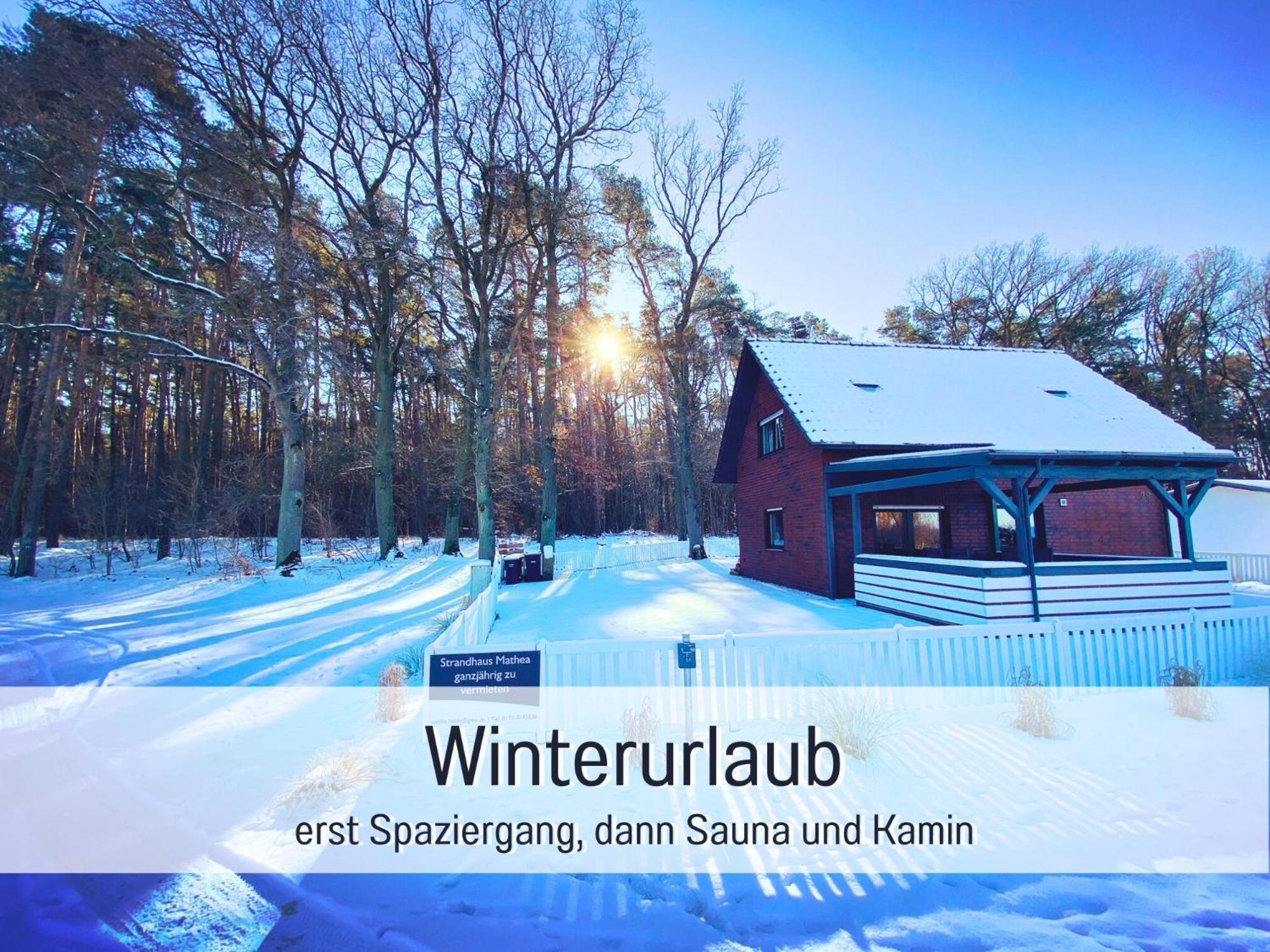 Unter Göhren Strandhaus Mathea - Ruhige Lage Direkt Am Fleesensee - Parkplatz, Kamin, Sauna - Familienfreundlich מראה חיצוני תמונה