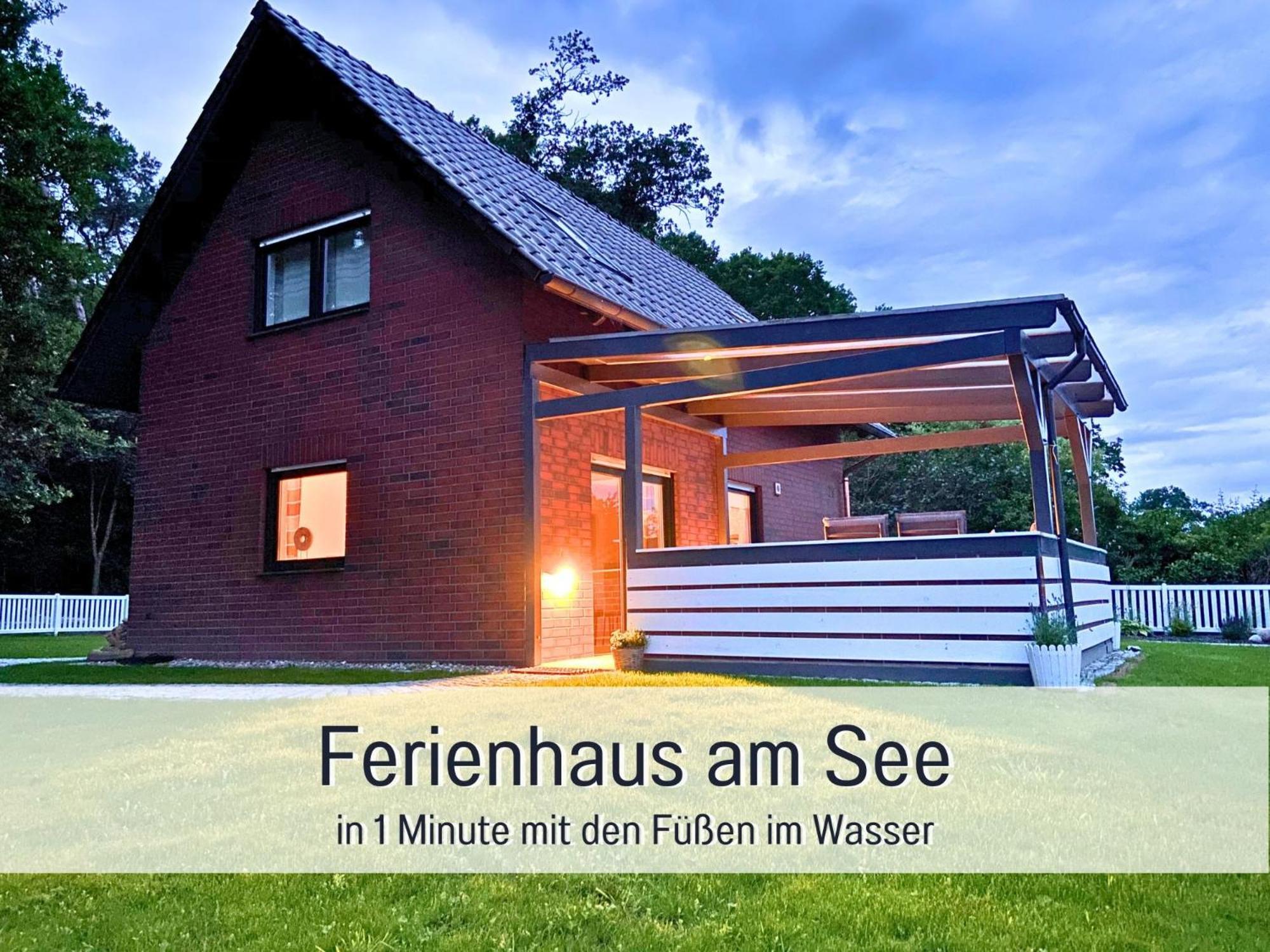 Unter Göhren Strandhaus Mathea - Ruhige Lage Direkt Am Fleesensee - Parkplatz, Kamin, Sauna - Familienfreundlich מראה חיצוני תמונה