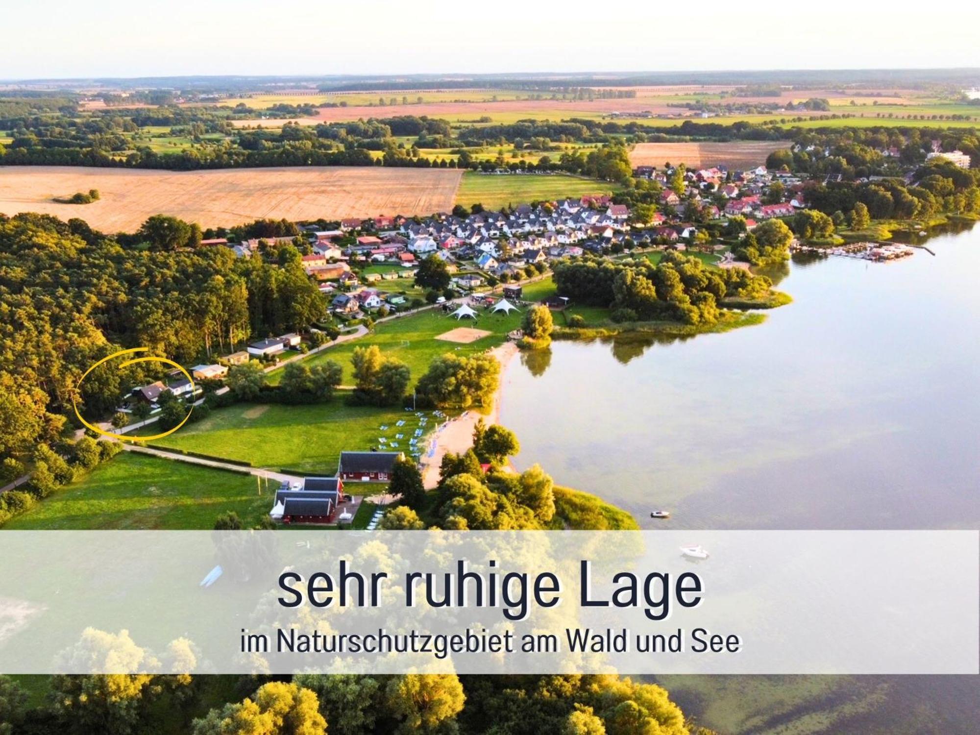 Unter Göhren Strandhaus Mathea - Ruhige Lage Direkt Am Fleesensee - Parkplatz, Kamin, Sauna - Familienfreundlich מראה חיצוני תמונה